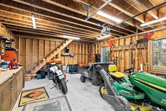 26 Mordecai Lincoln Rd, Scituate, MA 02066 - garage with a garage door opener