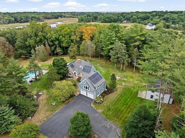 26 Mordecai Lincoln Rd, Scituate, MA 02066 - aerial view of property and surrounding area with a forest