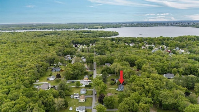 78 Conserve Ave, Westport, MA 02790 - drone / aerial view of a forest and a large body of water