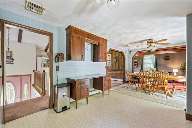 9 Oak Hill Rd, Mendon, MA 01756 - dining room with a ceiling fan