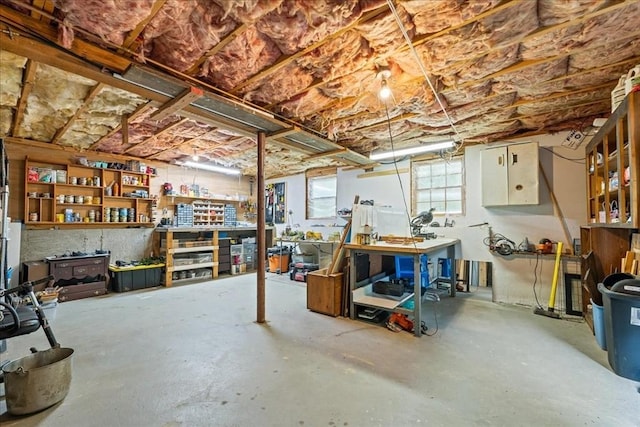9 Oak Hill Rd, Mendon, MA 01756 - basement with a workshop area