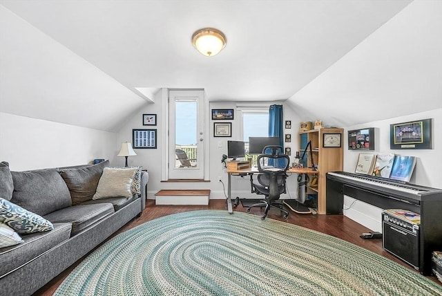 39 Madison St Unit 2, Somerville, MA 02143 - office space featuring wood finished floors and vaulted ceiling