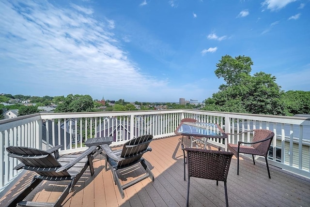 39 Madison St Unit 2, Somerville, MA 02143 - view of wooden terrace