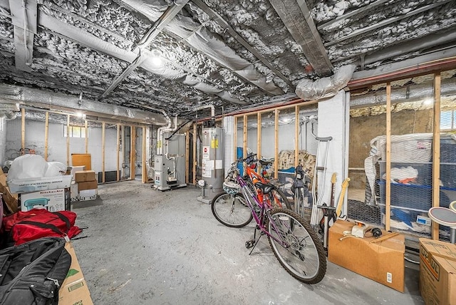 39 Madison St Unit 2, Somerville, MA 02143 - unfinished below grade area with gas water heater and heating unit