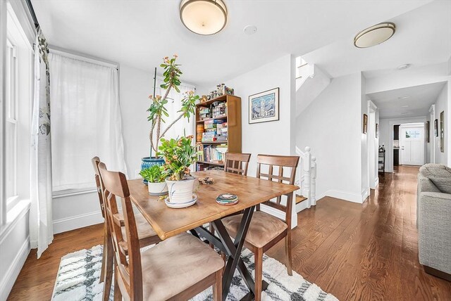 39 Madison St Unit 2, Somerville, MA 02143 - dining room with wood finished floors and baseboards