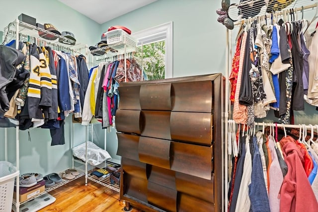 12 Russell St, Amesbury, MA 01913 - spacious closet with wood finished floors