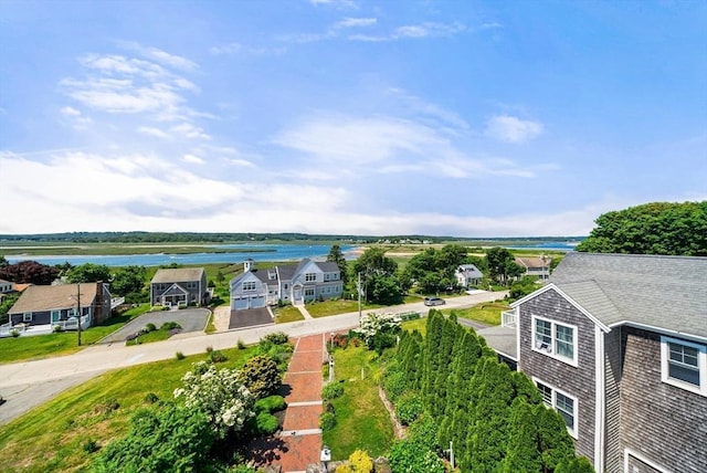 328 Central Ave, Scituate, MA 02050 - aerial view of residential area with a large body of water