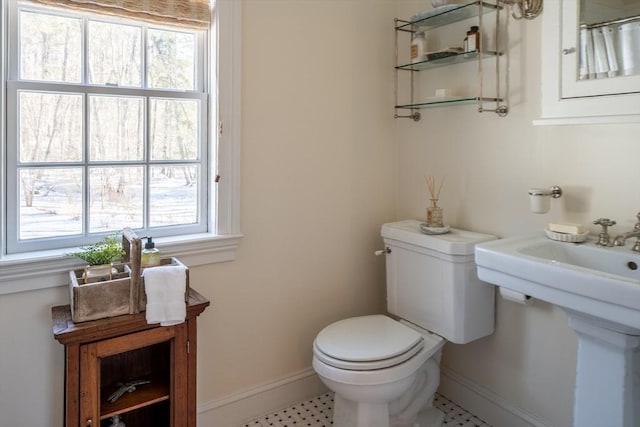 bathroom with toilet