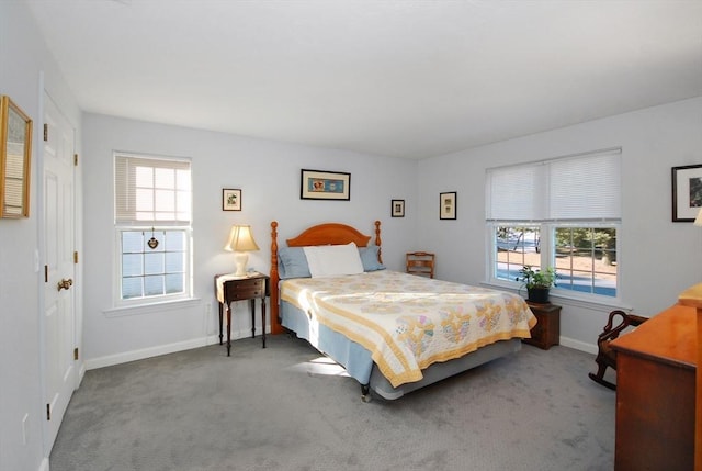 bedroom featuring carpet floors