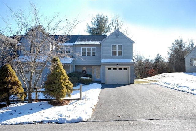 front facade featuring a garage