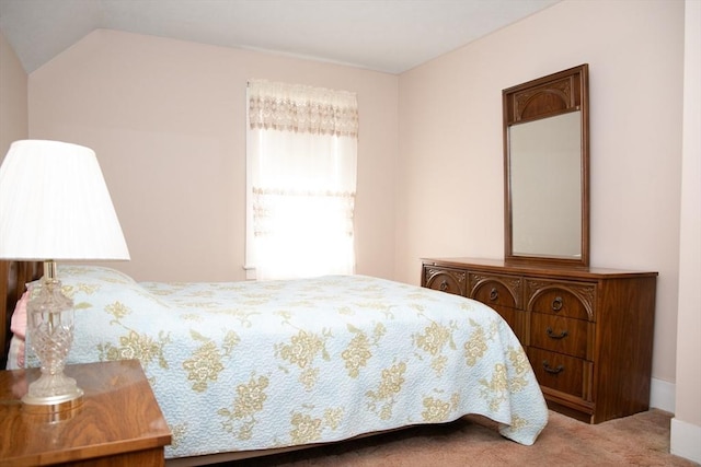 bedroom featuring carpet