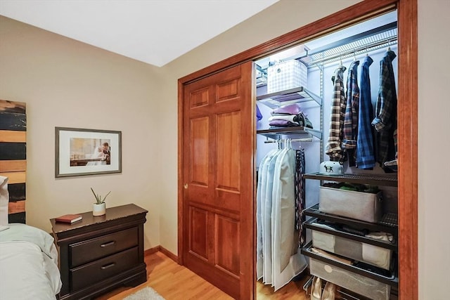 view of closet