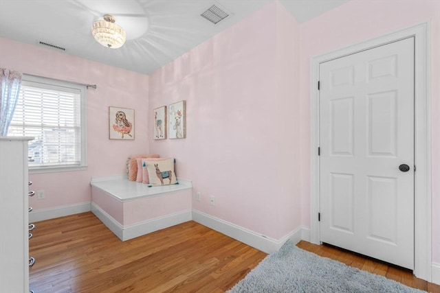 interior space featuring light hardwood / wood-style flooring