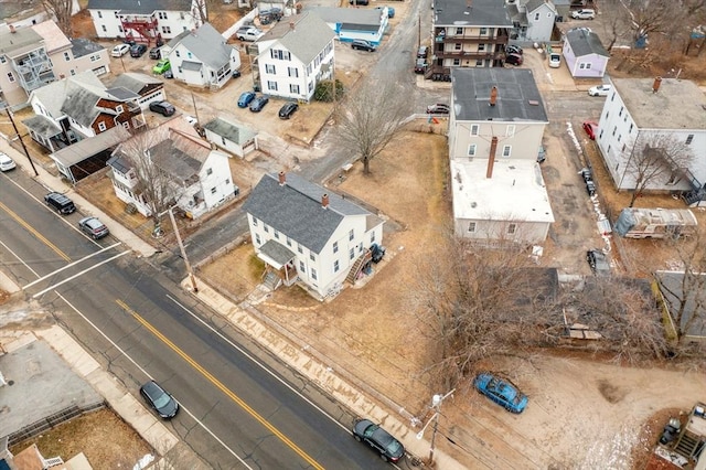 aerial view featuring a residential view