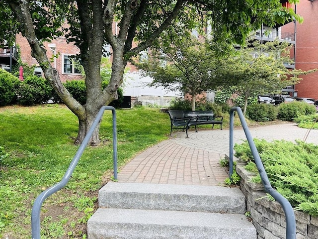6 Brigham St Unit 2, Boston, MA 02128 - surrounding community with a yard