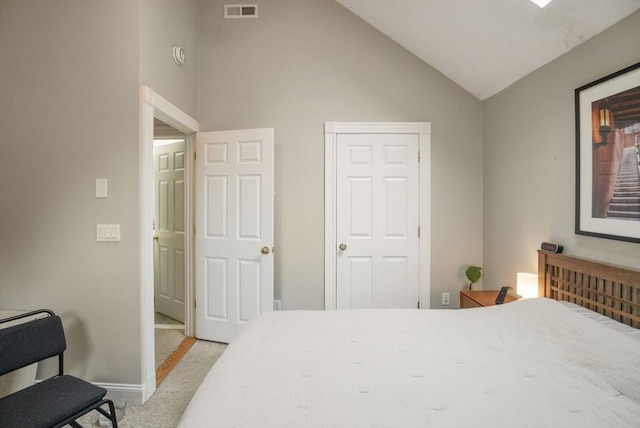 6 Brigham St Unit 2, Boston, MA 02128 - bedroom with carpet flooring, baseboards, and high vaulted ceiling