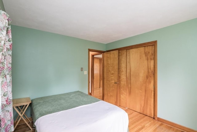 5 Norman Cir, Montague, MA 01376 - bedroom with light wood-style floors and a closet