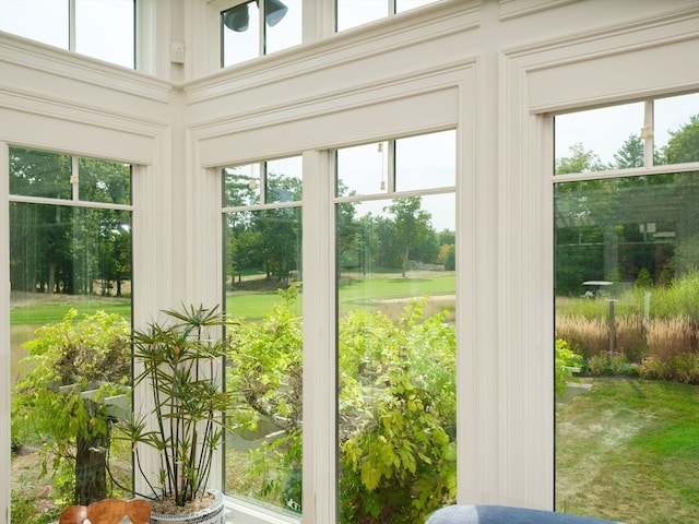 entryway with a wealth of natural light