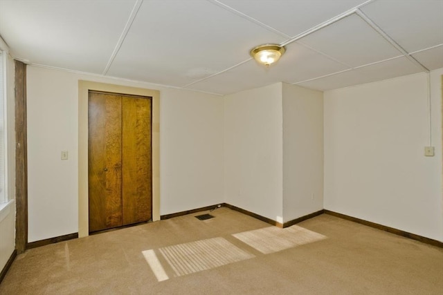 734 Main St, Amherst, MA 01002 - carpeted empty room featuring baseboards