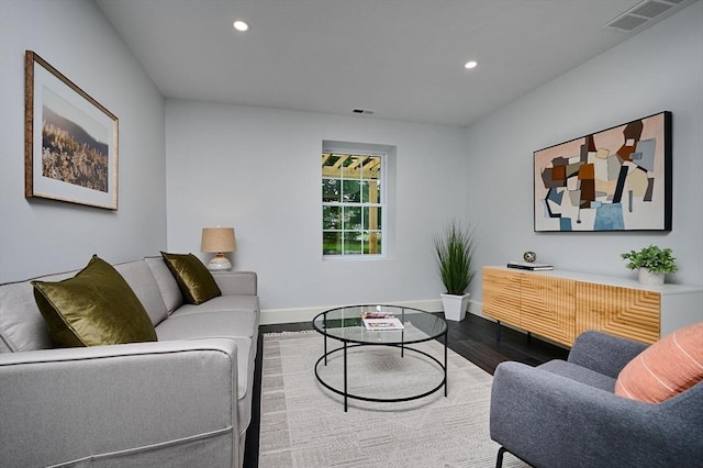 116 Holyoke St, Easthampton, MA 01027 - living room with wood finished floors and recessed lighting