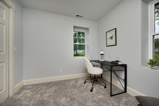 116 Holyoke St, Easthampton, MA 01027 - carpeted office with plenty of natural light