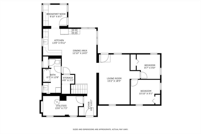 116 Holyoke St, Easthampton, MA 01027 - view of floor plan / room layout