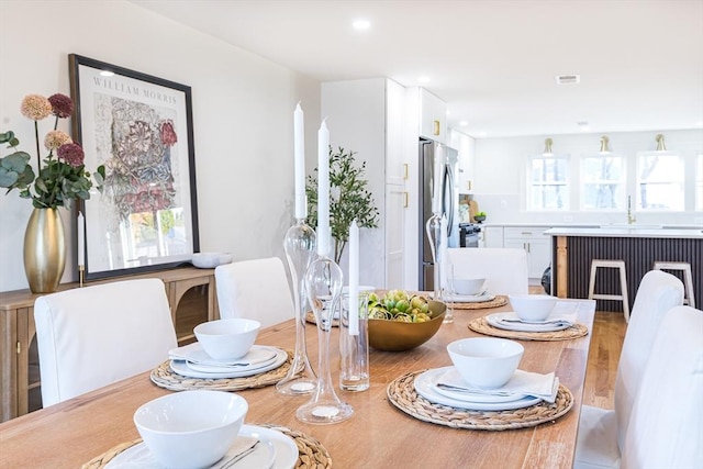 view of dining room