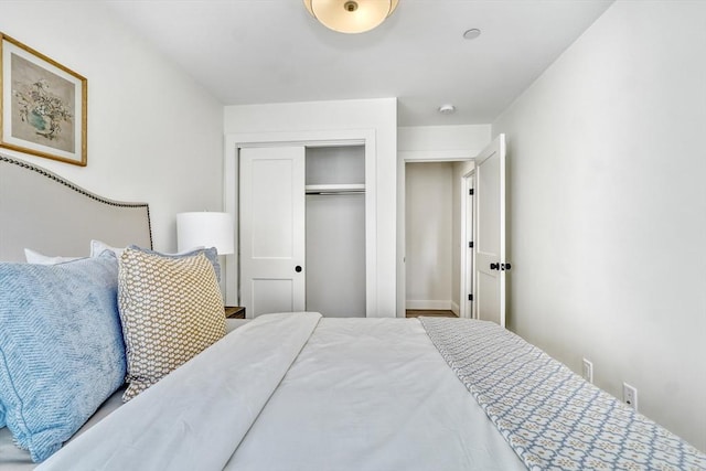 148 Myrtle Unit 1, Melrose, MA 02176 - bedroom featuring a closet