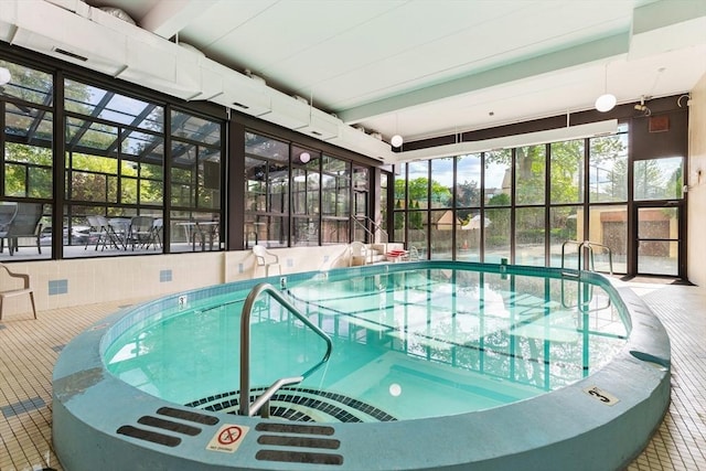 53 Melrose St Unit 7F, Melrose, MA 02176 - indoor community pool featuring a hot tub