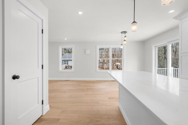 9 Patten Rd, Norton, MA 02766 - hall featuring light wood-type flooring and recessed lighting