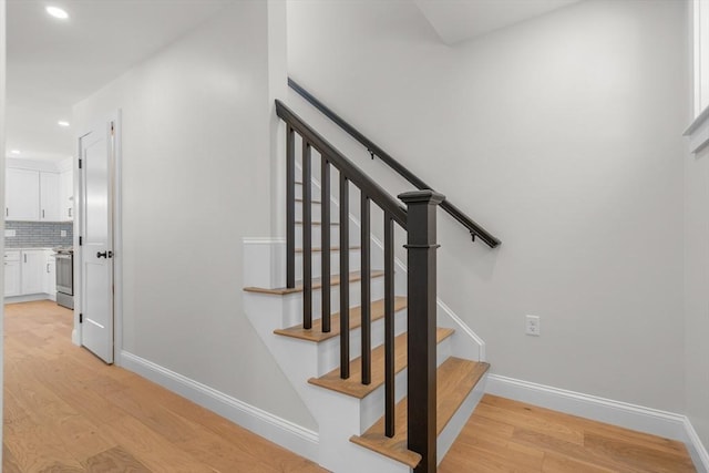 9 Patten Rd, Norton, MA 02766 - stairway featuring wood finished floors and recessed lighting