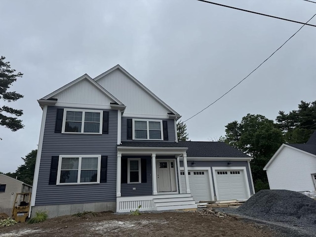 9 Patten Rd, Norton, MA 02766 - view of front of property with a porch and a garage