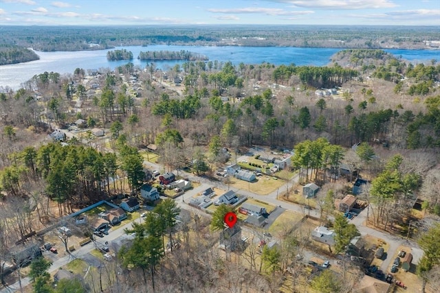 9 Patten Rd, Norton, MA 02766 - aerial overview of property's location featuring a nearby body of water