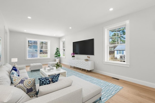9 Patten Rd, Norton, MA 02766 - living area featuring wood finished floors and recessed lighting
