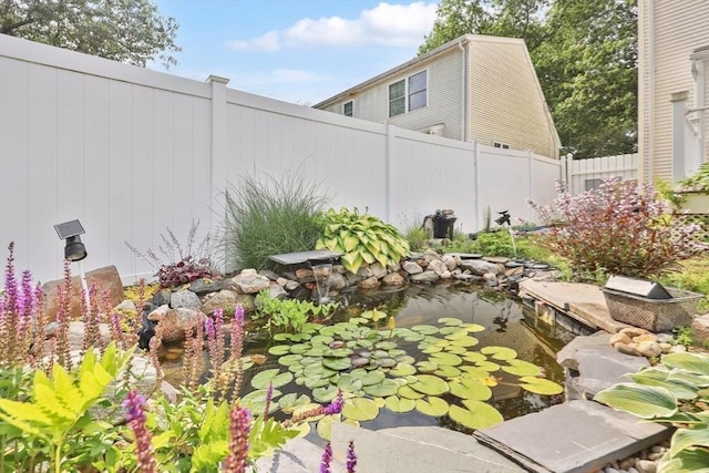 45 Olney Ave, Springfield, MA 01119 - view of yard with a small pond