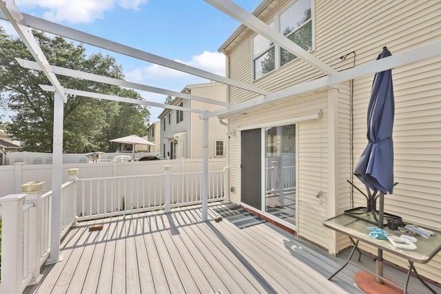 45 Olney Ave, Springfield, MA 01119 - view of wooden terrace