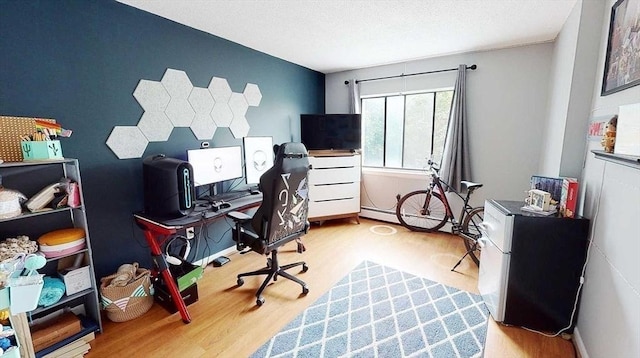 10 Williams St Unit 26, Watertown, MA 02472 - office with wood finished floors and a baseboard radiator
