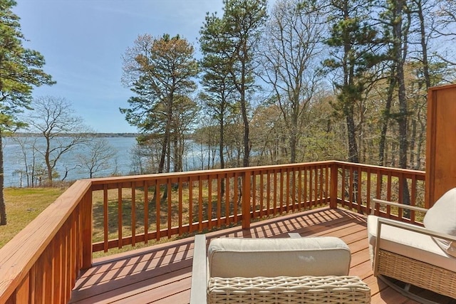 1 Calico Cir Unit 1, Dennis, MA 02639 - deck with a water view