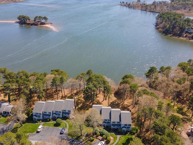 1 Calico Cir Unit 1, Dennis, MA 02639 - bird's eye view with a water view