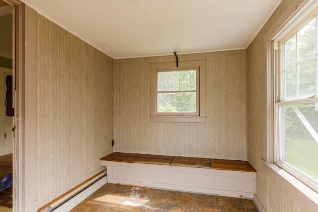 326 Lake Rd, Ashburnham, MA 01430 - interior space featuring a baseboard heating unit
