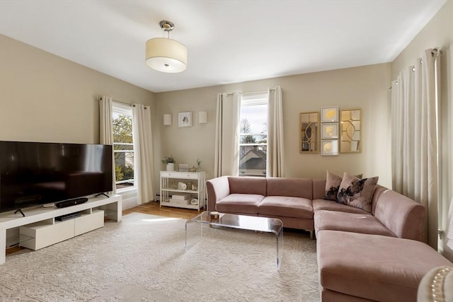 34 Warren St Unit 3, Stoneham, MA 02180 - living room featuring wood finished floors