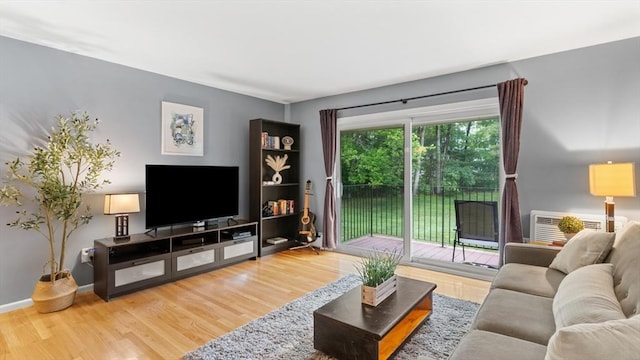 9 Longwood Dr Unit 11, Andover, MA 01810 - living area with wood finished floors and baseboards