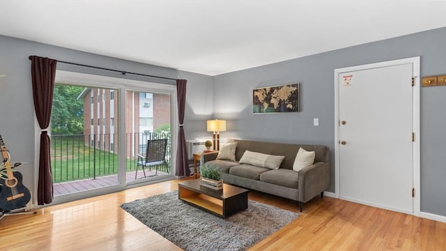 9 Longwood Dr Unit 11, Andover, MA 01810 - living area featuring wood finished floors and baseboards