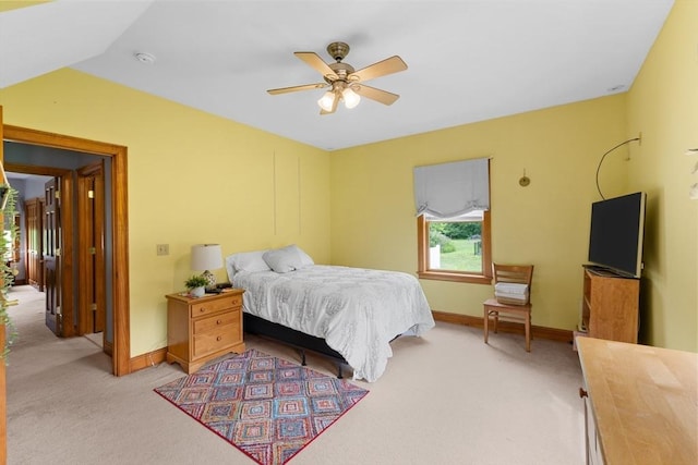45 Pleasant St, Middleboro, MA 02346 - bedroom with light carpet and a ceiling fan