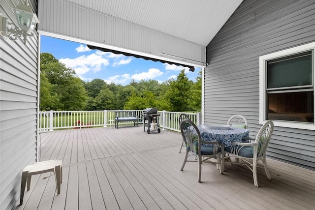 45 Pleasant St, Middleboro, MA 02346 - wooden deck featuring outdoor dining area and grilling area