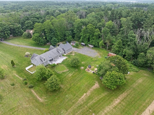 45 Pleasant St, Middleboro, MA 02346 - view of property location with a forest