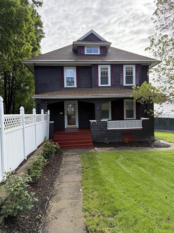 612 Grove St Lot 1, Worcester, MA 01605 - traditional style home featuring a porch and a shingled roof
