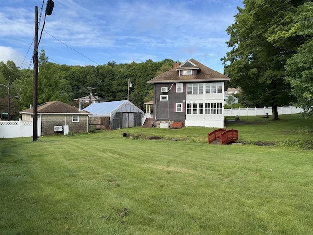 612 Grove St Lot 1, Worcester, MA 01605 - view of yard with a detached garage