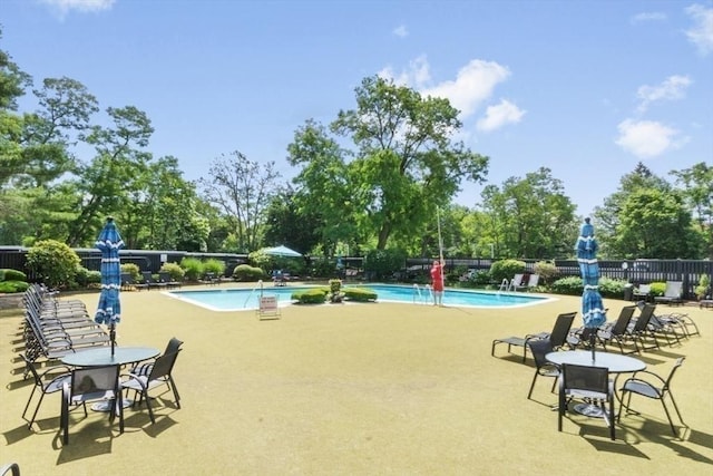 280 Boylston St Unit 110, Newton, MA 02467 - community pool featuring view of scattered trees and a patio