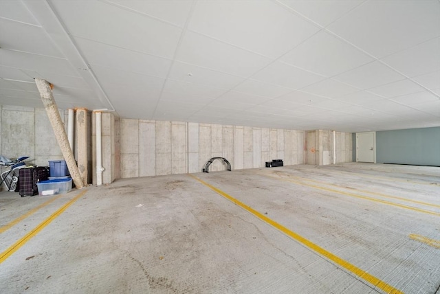 view of parking deck